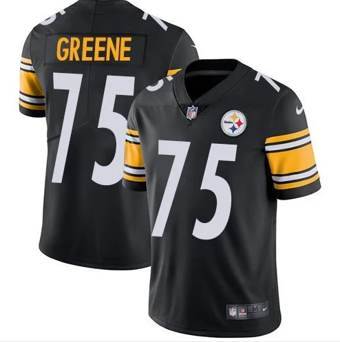 Men's Pittsburgh Steelers #75 Joe Greene Black Vapor Untouchable Limited Stitched Jersey Men's Pittsburgh Steelers #75 Joe Greene Black Vapor Untouchable Limited Stitched Jersey